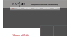 Desktop Screenshot of e-projekt.de